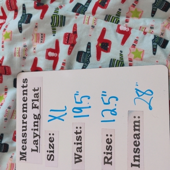 Sleep Sense Portuguese Flannel Christmas Sweater Pajama Pants with Pockets - Picture 6 of 7